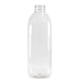 Frasco PET Quadrado 1000 ml Cristal