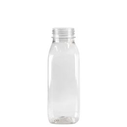 Frasco PET Quadrado 300 ml Cristal
