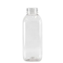 Frasco PET Quadrado 500 ml Cristal