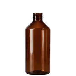 Frasco PET Xarope 500 ml Âmbar