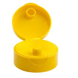 Tampa 38 mm Flip-Top Pressão Amarelo