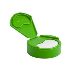 Tampa Flip Top Cápsula 43 mm c/ Selo de Indução Verde