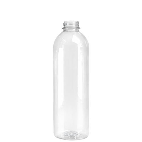 Frasco PET Cilíndrica 1000 ml Cristal
