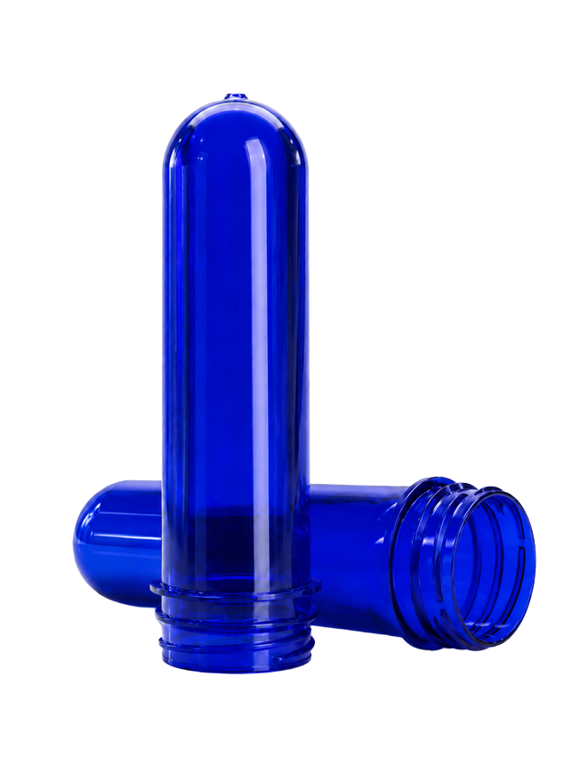Pré-forma PET PCO-38 51 g na cor Azul