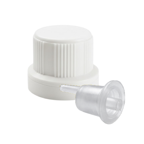 Tampa Roll-on 18 mm c/ Batoque Respiro Branco